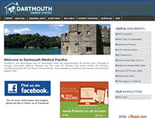 Tablet Screenshot of dartmedical.co.uk